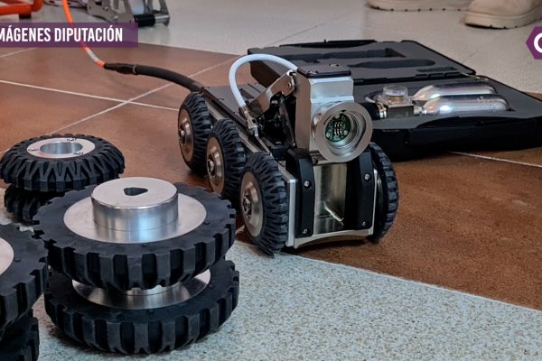 La Diputación estrena robot para inspección de redes hidráulicas