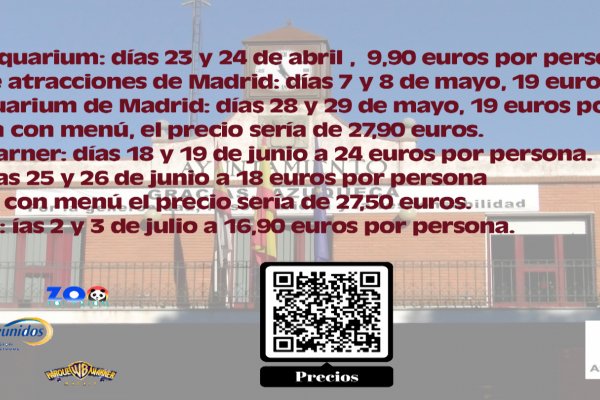 Los azudenses pagarán hasta  un 49% menos por acceder a diversos parques de atracciones de Madrid