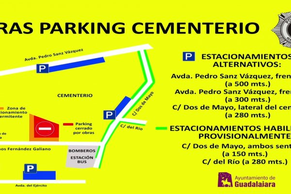 El parking de Alvarfáñez de Minaya será gratis