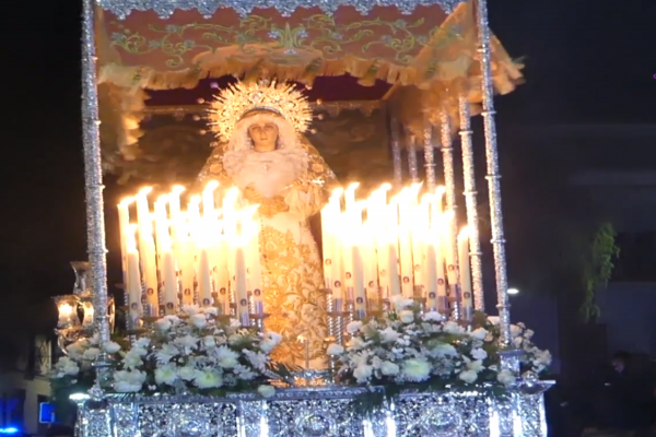 Lunes Santo con su imagen de María Santísima de la Misericordia