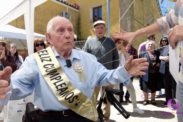 Anselmo Megía primer vecino de Montarrón que llega a los 100 años