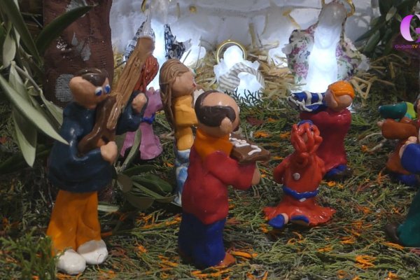 Primer belén colaborativo en la Delegación de la Junta 