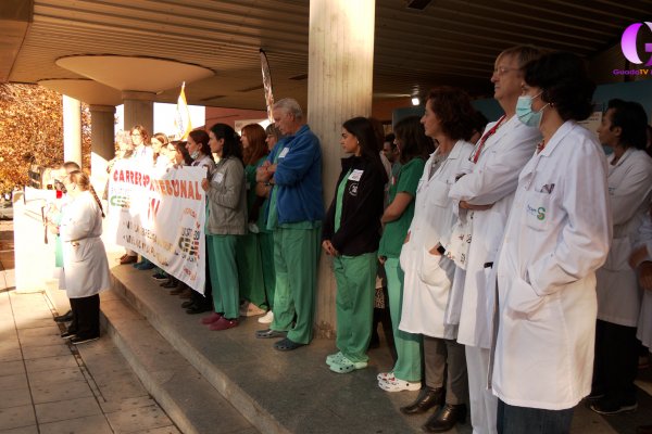 Los médicos en huelga por tercera vez