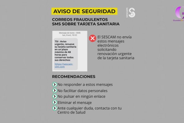 ATENCIÓN nos quieren estafar con la tarjeta sanitaria 