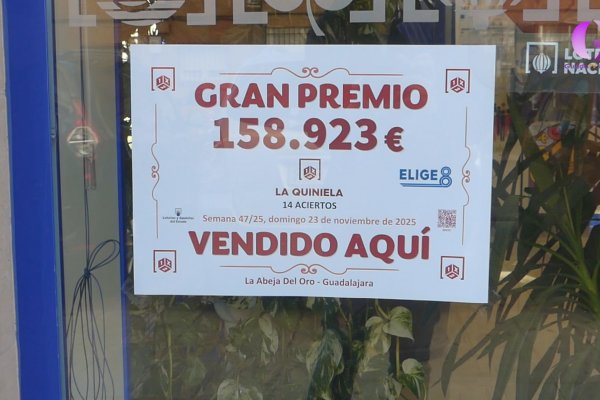 Casi 159.000 euros por 14 aciertos en la quiniela 