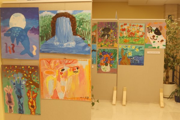 Los mas peques de Cabanillas exponen en la Casa de la Cultura