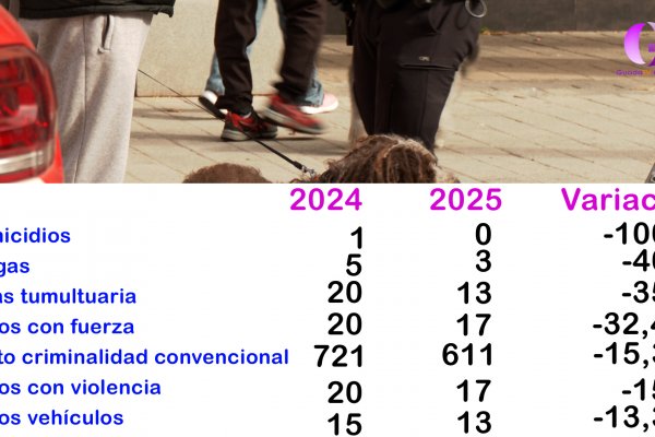 Vuelve a descender la criminalidad en Azuqueca