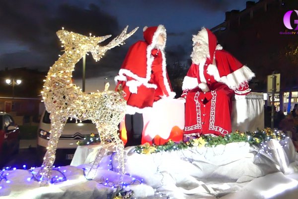 Hoy en La tarde con Cristina vemos la llegada de Papá Noel a Azuqueca de Henares