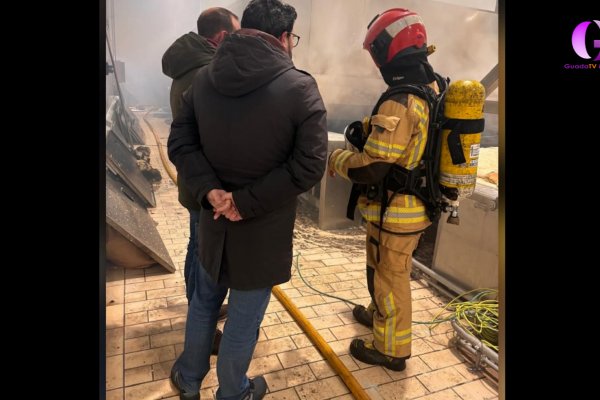 Incendio en una panificadora de Azuqueca