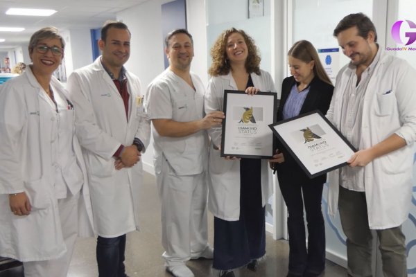 El Hospital obtiene un importante reconocimiento internacional por su excelencia en la atención al ictus
