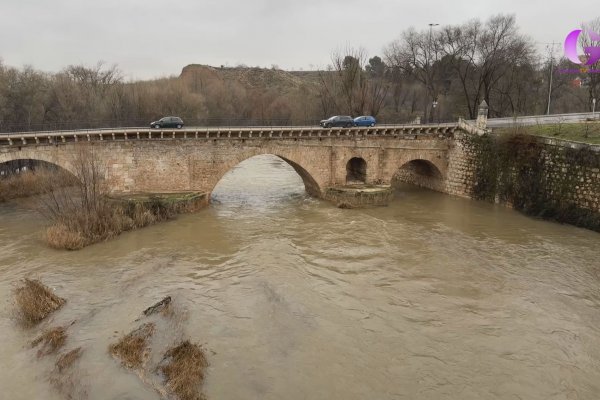 Nivel Rojo ante la crecida del río Henares por los desembalses 