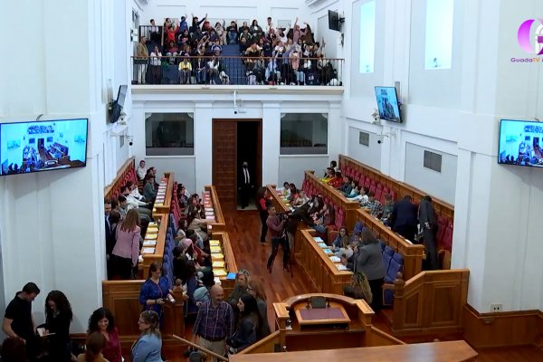 Pleno infantil de las Cortes de CLM