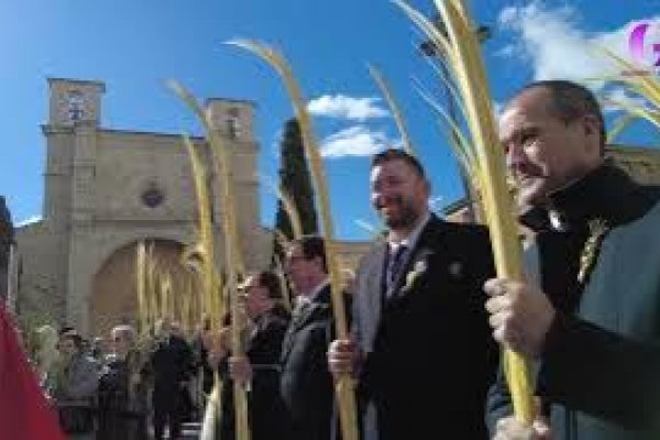 Domingo de Ramos en Guadalajara con frío y la Borriquilla