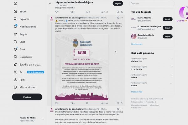 ¿Se ha informado correctamente durante la avería del agua?