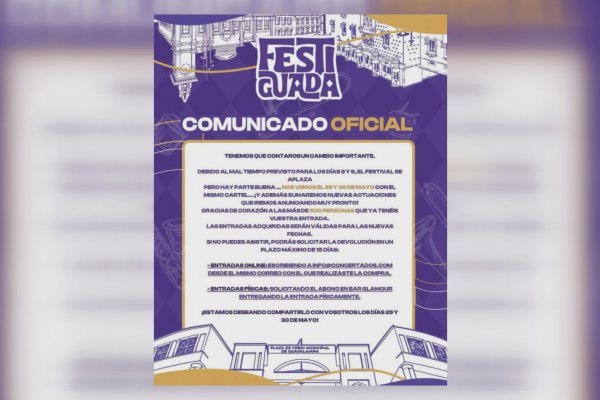 El FESTIGUADA queda aplazado