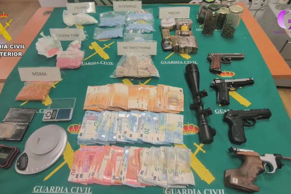 Desmantelado UN PUNTO DE VENTA DE DROGAS en Alovera 