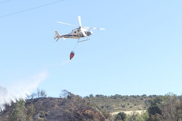 328 hectáreas se queman en el incendio forestal de Robledillo 