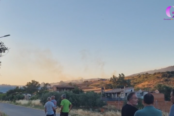 Vemos como vivió Málaga del Fresno el Incendio de Robledillo 