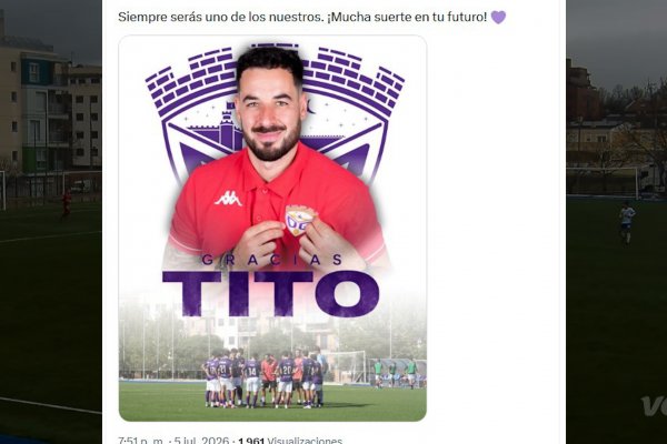 Tito no seguirá en el Promesas
