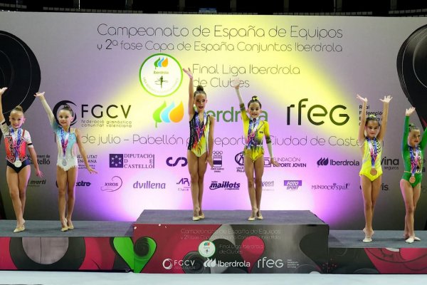 Club Rítmica Infantado se proclama campeón de España