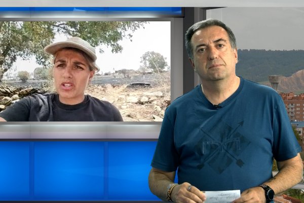 Los ganaderos sufren por sus animales en el incendio de la Mierla