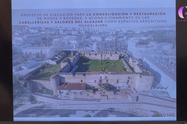 Ya está en marcha la rehabilitación del Alcázar de Guadalajara