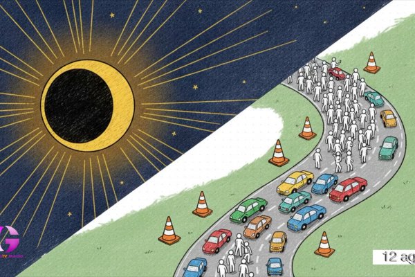 El despliegue para el Eclipse Solar