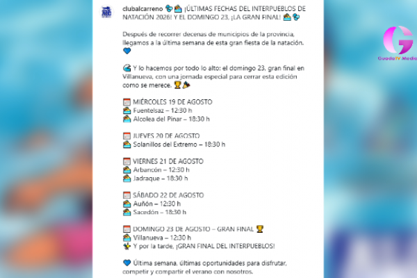 El torneo Interpueblos termina este domingo en Villanueva de la Torre