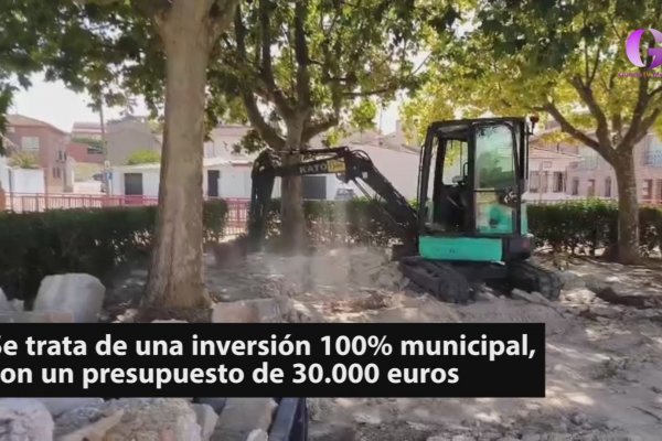 Arrancan las obras de la Plaza de la Posada en Cabanillas