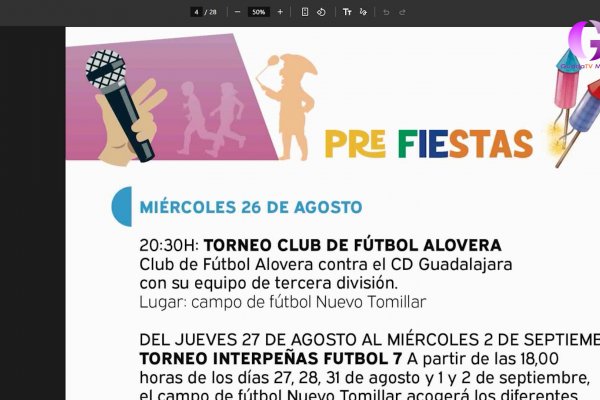 Llegan las fiestas de Alovera