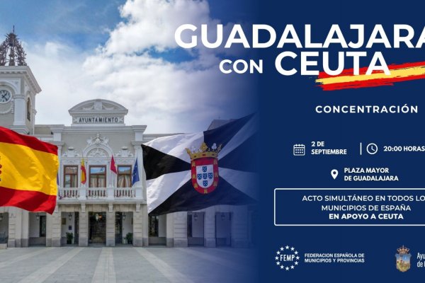 El Ayuntamiento de Guadalajara con Ceuta