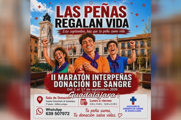 Las Peñas Regalan Vida, este septiembre haz que tu peña sume vida