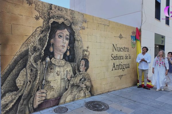 La devoción a la patrona a traves del arte urbano