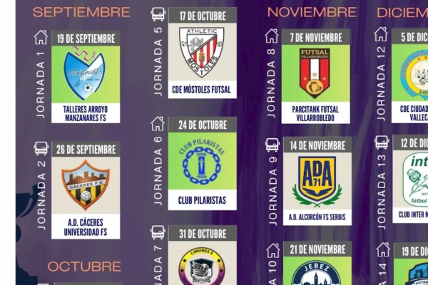 Comienza el fútbol sala en Guadalajara