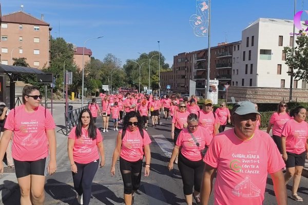 Guadalajara marcha contra el Cáncer