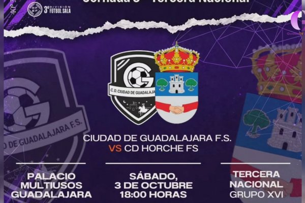 Derbi en el fútbol sala entre el Ciudad Guadalajara y el Horche