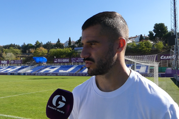 Marcos Bautista jugador del CD Guadalajara tiene claro hasta donde puede aspirar el equipo