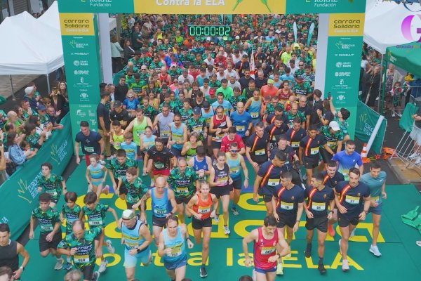 La carrera solidaria contra la ELA bate varios récords