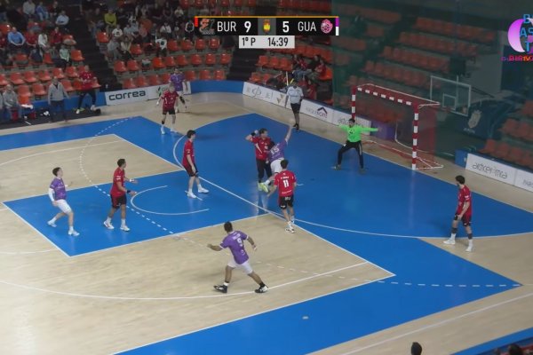 Un punto milagroso del Balonmano Guadalaja en casa del Burgos