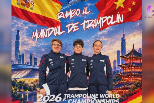 Dos júnior de Cabanillas del Campo al mundial de trampolin